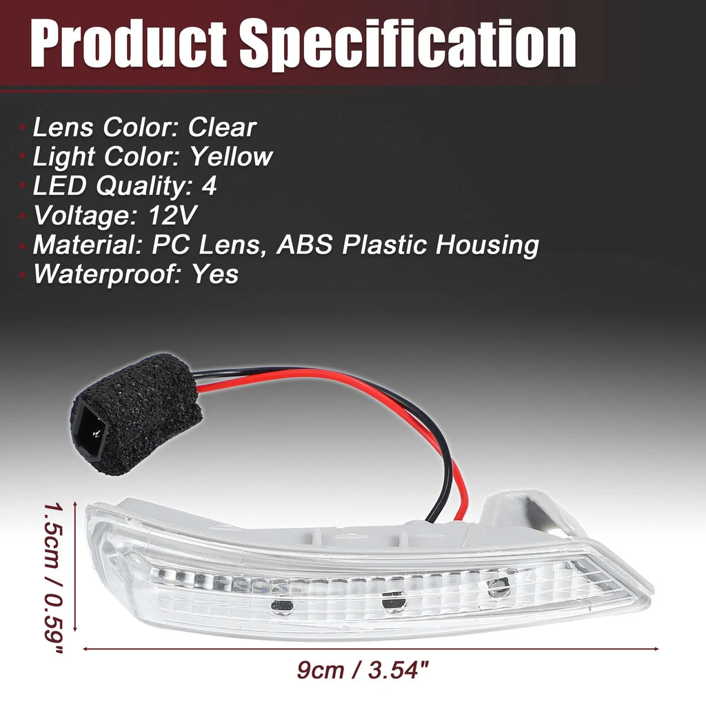 LED Right Side Mirror Turn Signal Light 68052078AA for Chrysler Dodge 