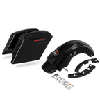 5" Stretched Saddlebags & Rear Fender for Harley Road King Glide (2009–2013)