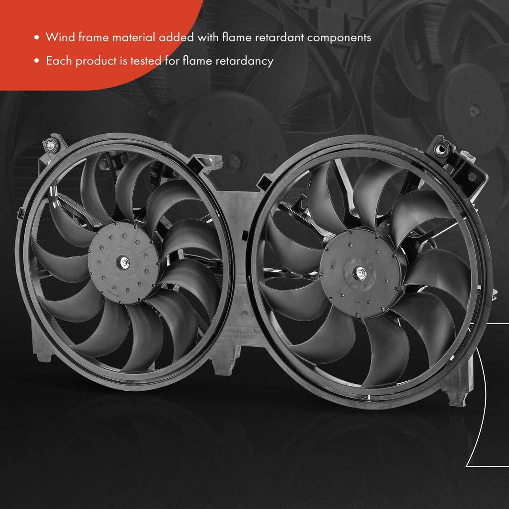 Dual Cooling Fan Assembly with Shroud for Nissan Altima Maxima (2007–2018)