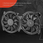 Dual Cooling Fan Assembly with Shroud for Nissan Altima Maxima (2007–2018)