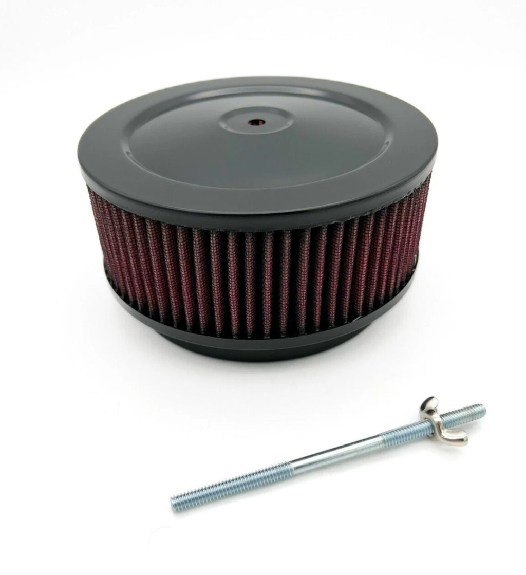 Air Cleaner Assembly Washable Black 6-3/8 Inch for 4BBL Carburetor (—)