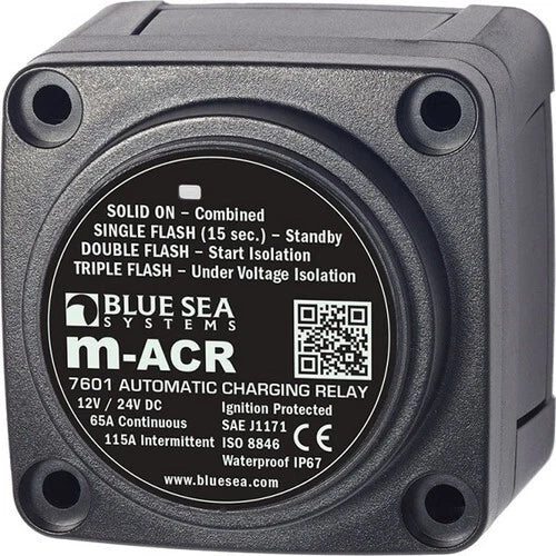 Blue Sea Mini Add-A-Battery Kit 65A | 7649 for Marine Applications
