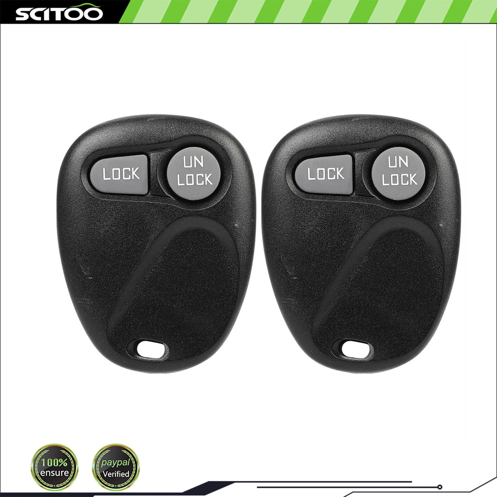 2Pcs Remote Key Fob for Chevrolet Tahoe (1996–2000) ABO1502T