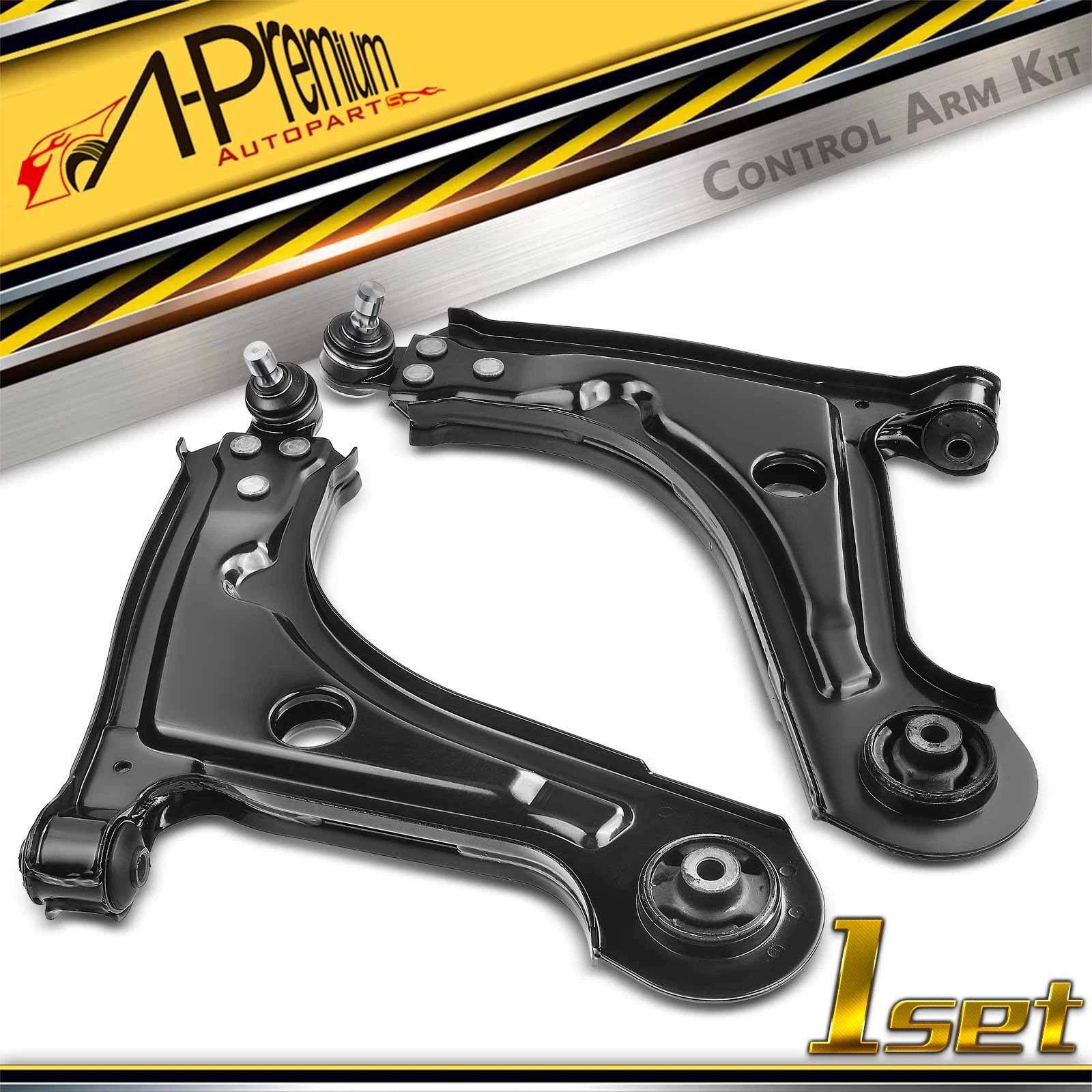 2X Front Lower Control Arm with Ball Joint for Suzuki Forenza (2004–2008)