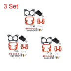 Set of 3 Carburetor Gasket Kit for Johnson Evinrude (0439076, 439076, 435443)