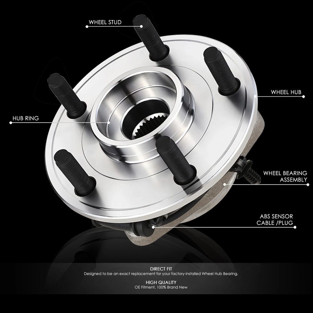 Front Wheel Hub Bearing Assembly for Jeep Wrangler JK (2011–2018)