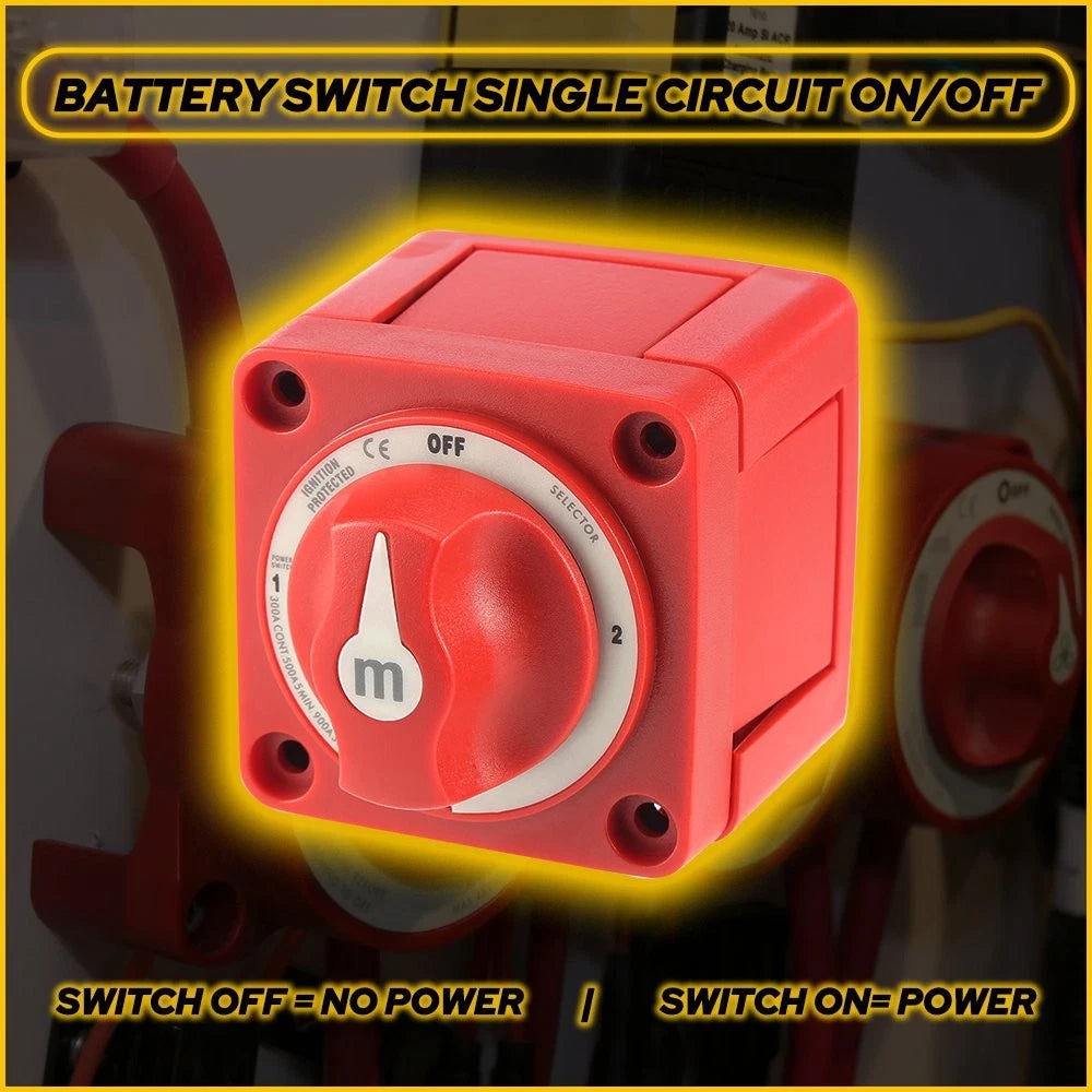 M-Series Dual Battery Selector Switch for Marine Boat (6007)