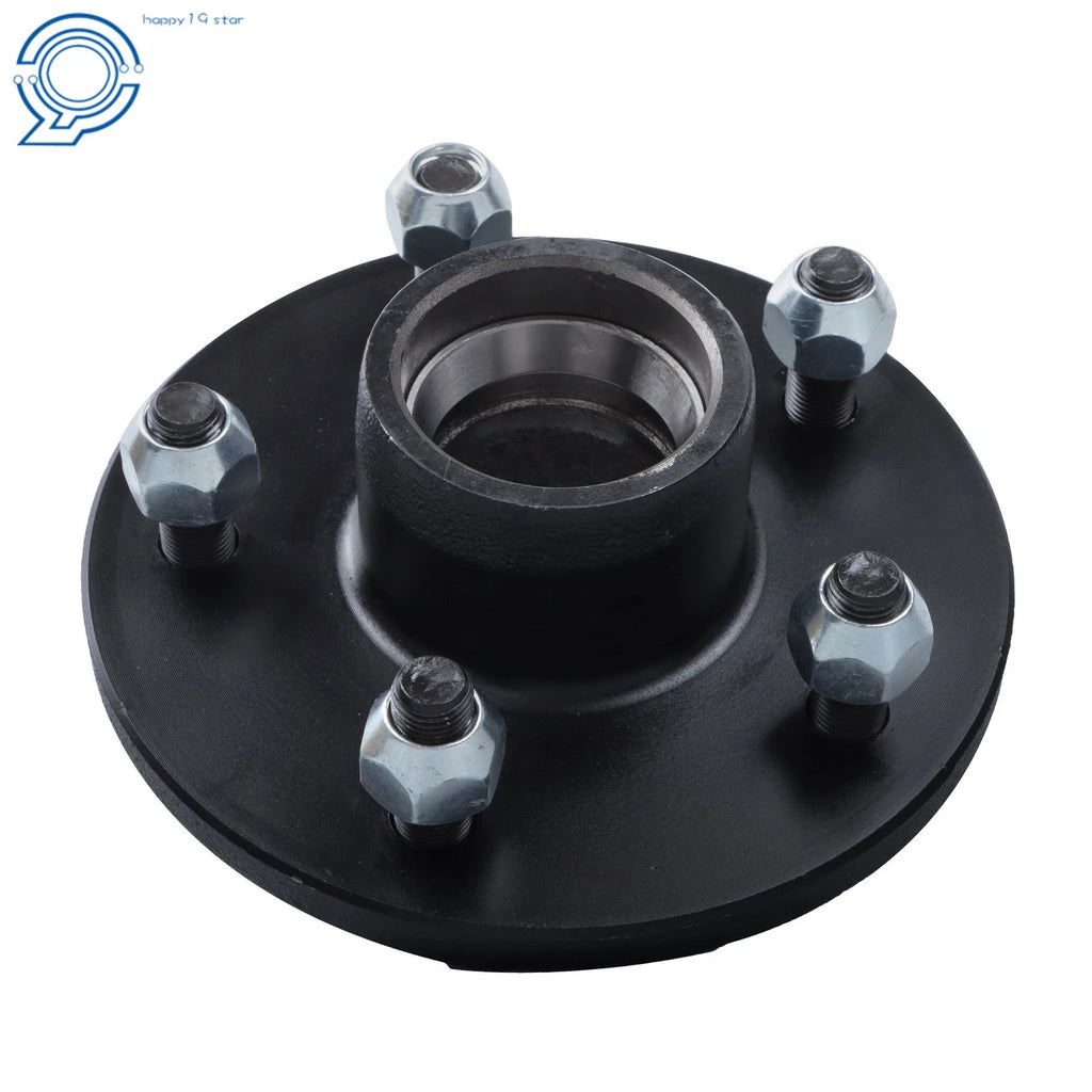 2X Trailer Axle 5x4.75 Idler Hubs w/ 3500# Bearing Kits