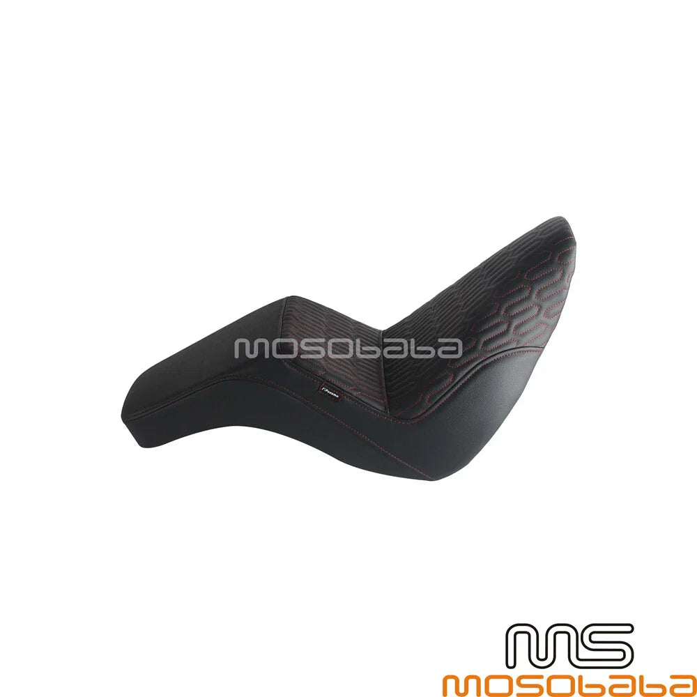 Gel Pad 2-Up Seat for Harley Softail Low Rider FXLR FXLRS FXLRST Sport Glide (2018-2023)