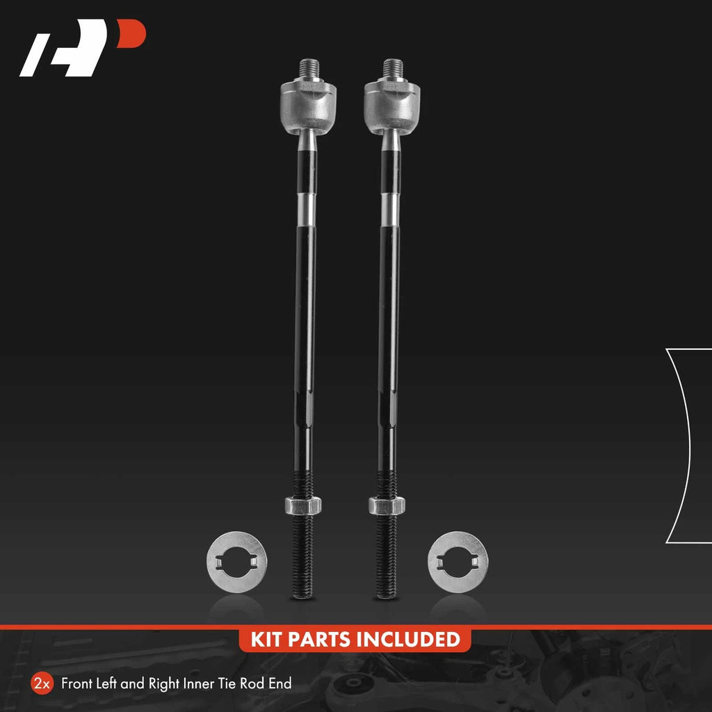 2X Front Inner Tie Rod End for Ford Focus (2000-2000)