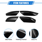 Set of 4 Roof Rack Side Rails End Cover for Toyota 4Runner (2003–2009) Black
