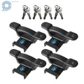 Set of 4 Truck Bed Cleats for Ford F-150/F-250/F-350 (2015–2020)