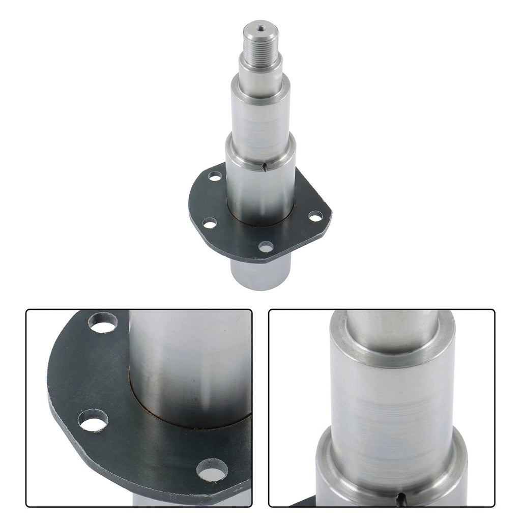 Circular Trailer Axle Spindle with Brake Flange & Fasteners (11'×2.25')