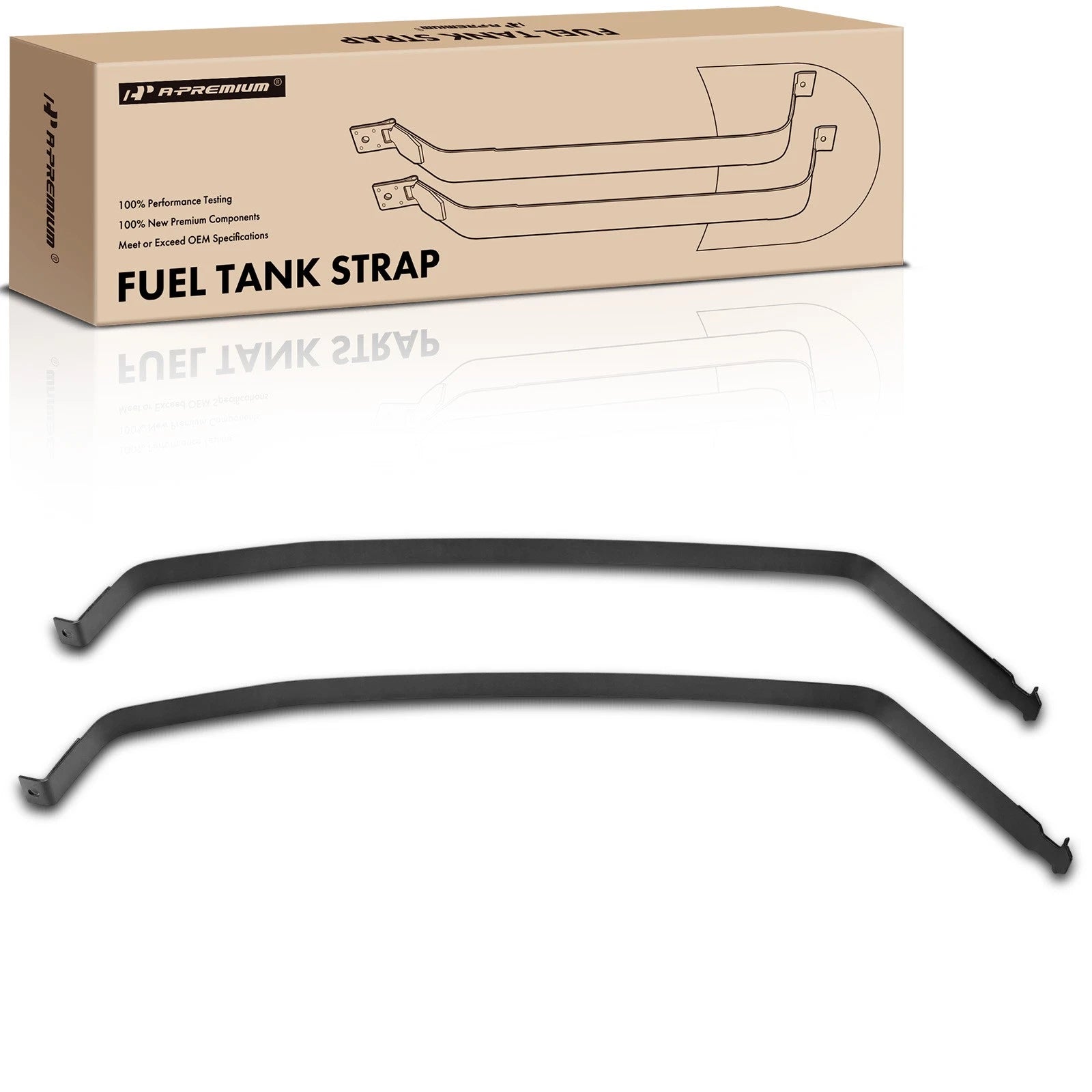 2X Fuel Tank Straps for Chevrolet C1500 Suburban (1992–1999)