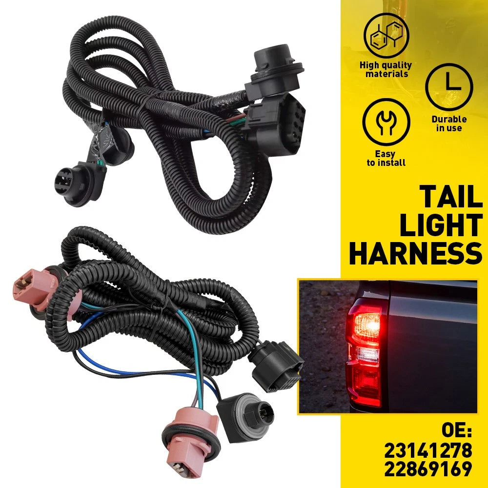 Tail Light Harness for Chevrolet Silverado 1500 2500 HD 3500 (2014–2015)