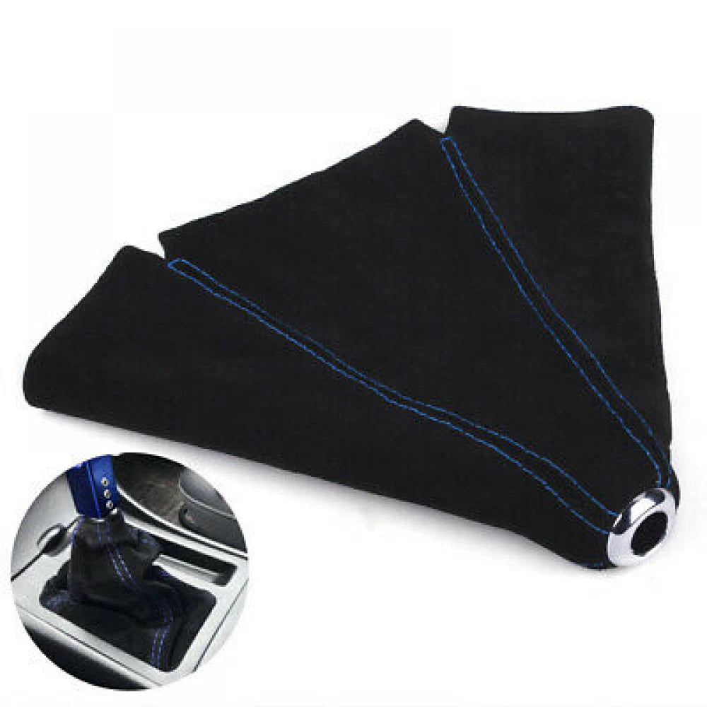 Suede Leather Gear Shift Knob Cover for Universal Fit