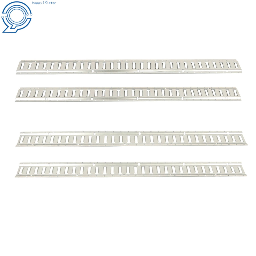 Set of 4 E Track Tie Down Rails for Truck Trailer Cargo Van 