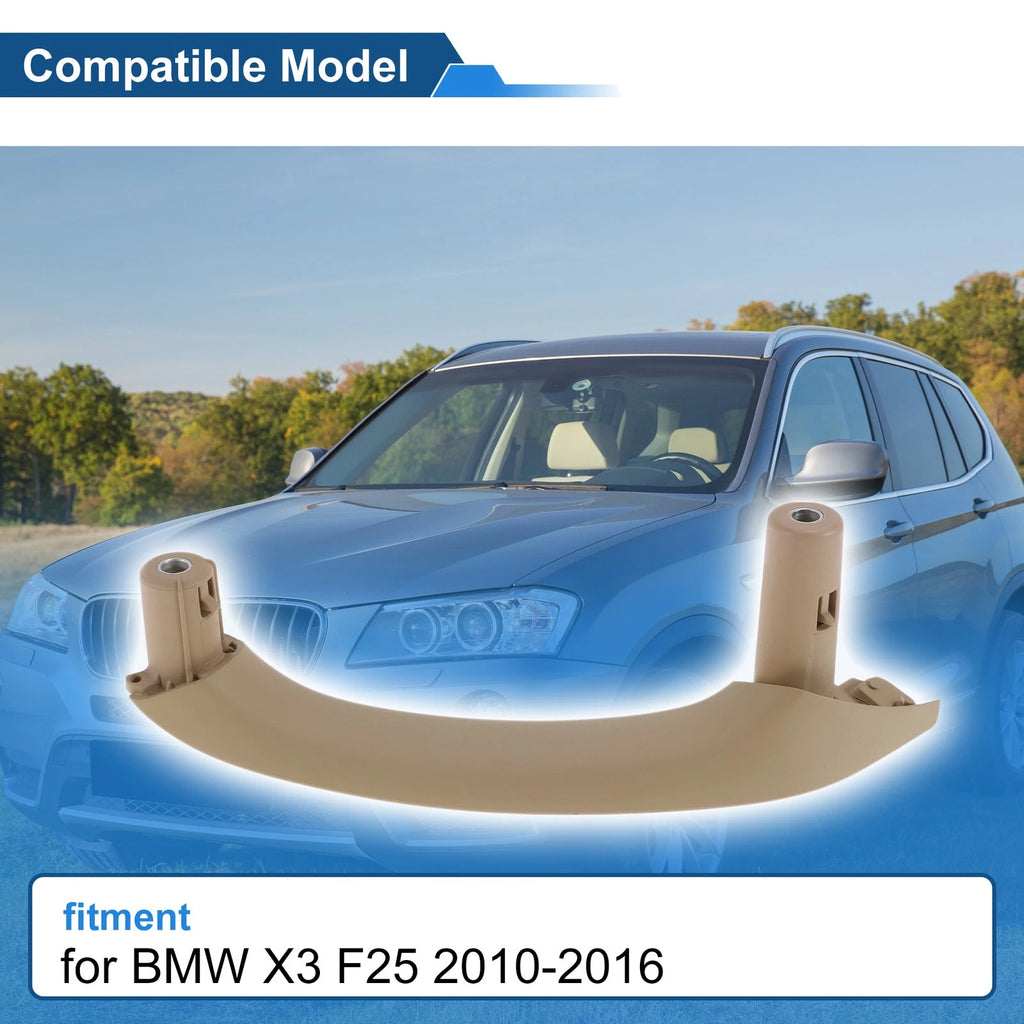 Front Passenger Side Inner Door Panel Handle for BMW X3 F25 (2010–2016) Beige