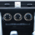 3X AC Air Conditioner Switch Knob Cover for Mazda CX-3 (2015) Black