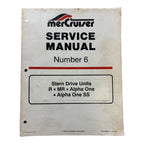 Stern Drive Units Service Manual #6 for MerCruiser (1994)