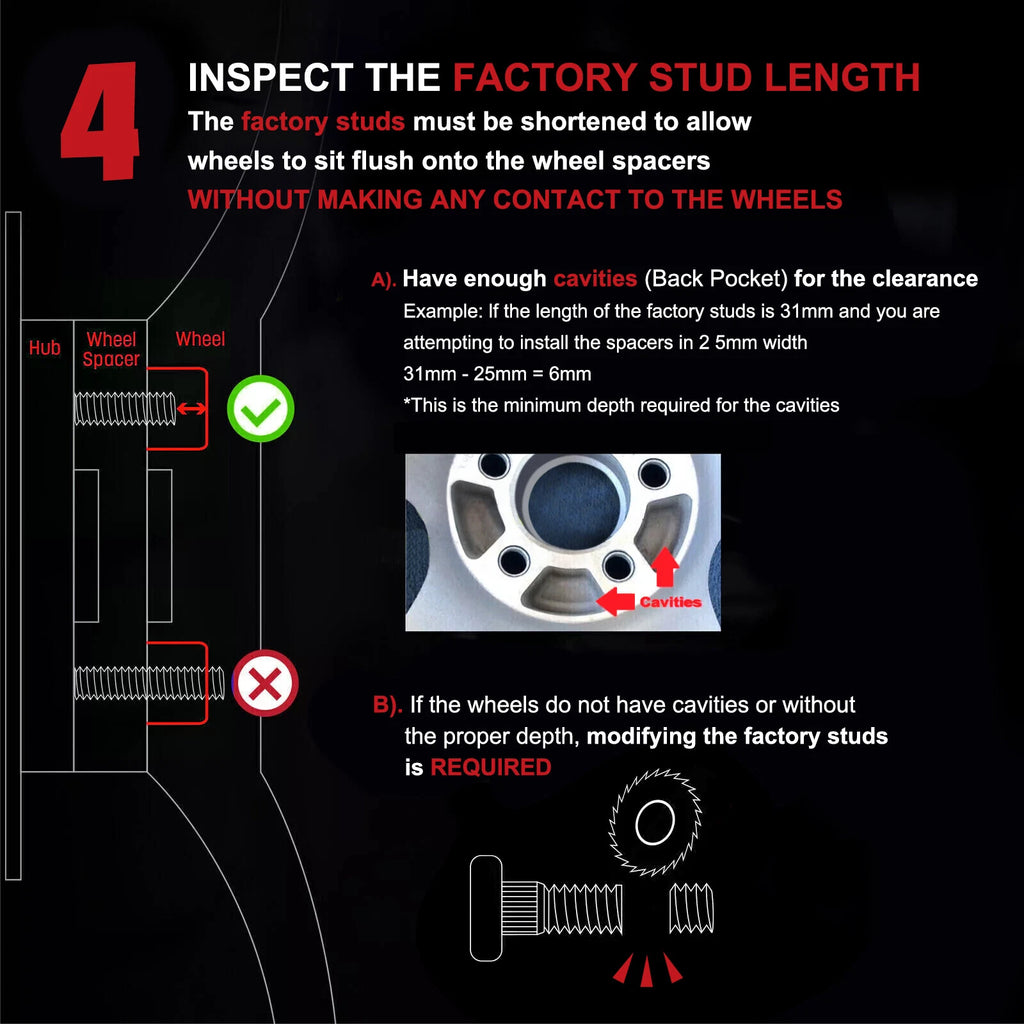 Set of 4 Hubcentric Wheel Spacers for GMC S15, Chevy Blazer, S10 (1994–2005)