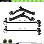 Set of 4 Front Lower Control Arm Ball Joint Sway Bar for Chrysler Pacifica (2004–2008)