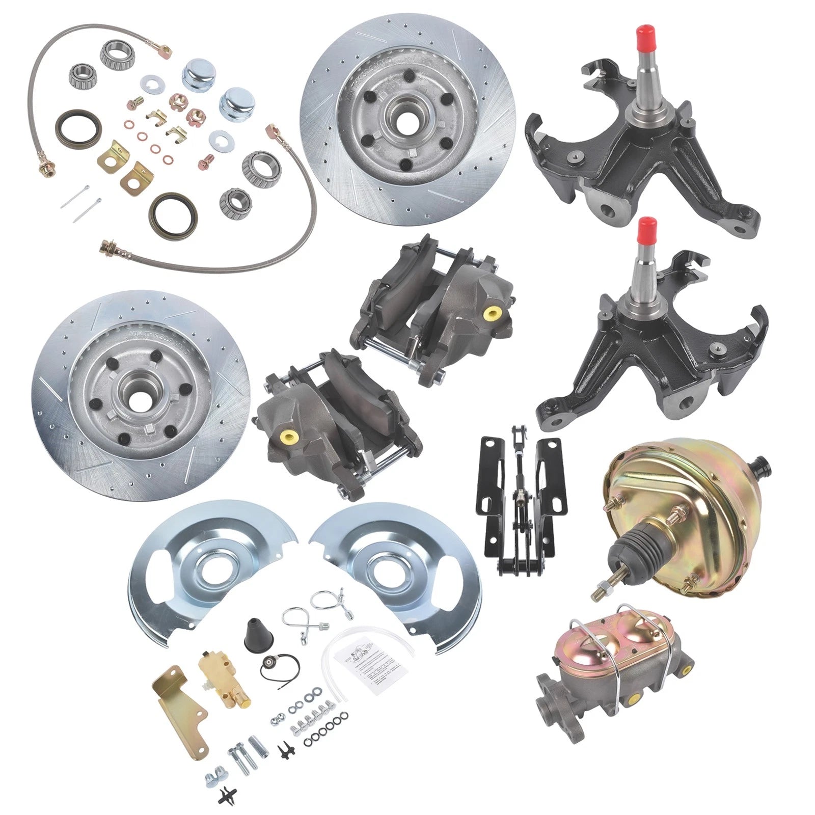 Front Power Disc Brake Conversion for Chevy C10 GMC 2WD Truck (Year Range)