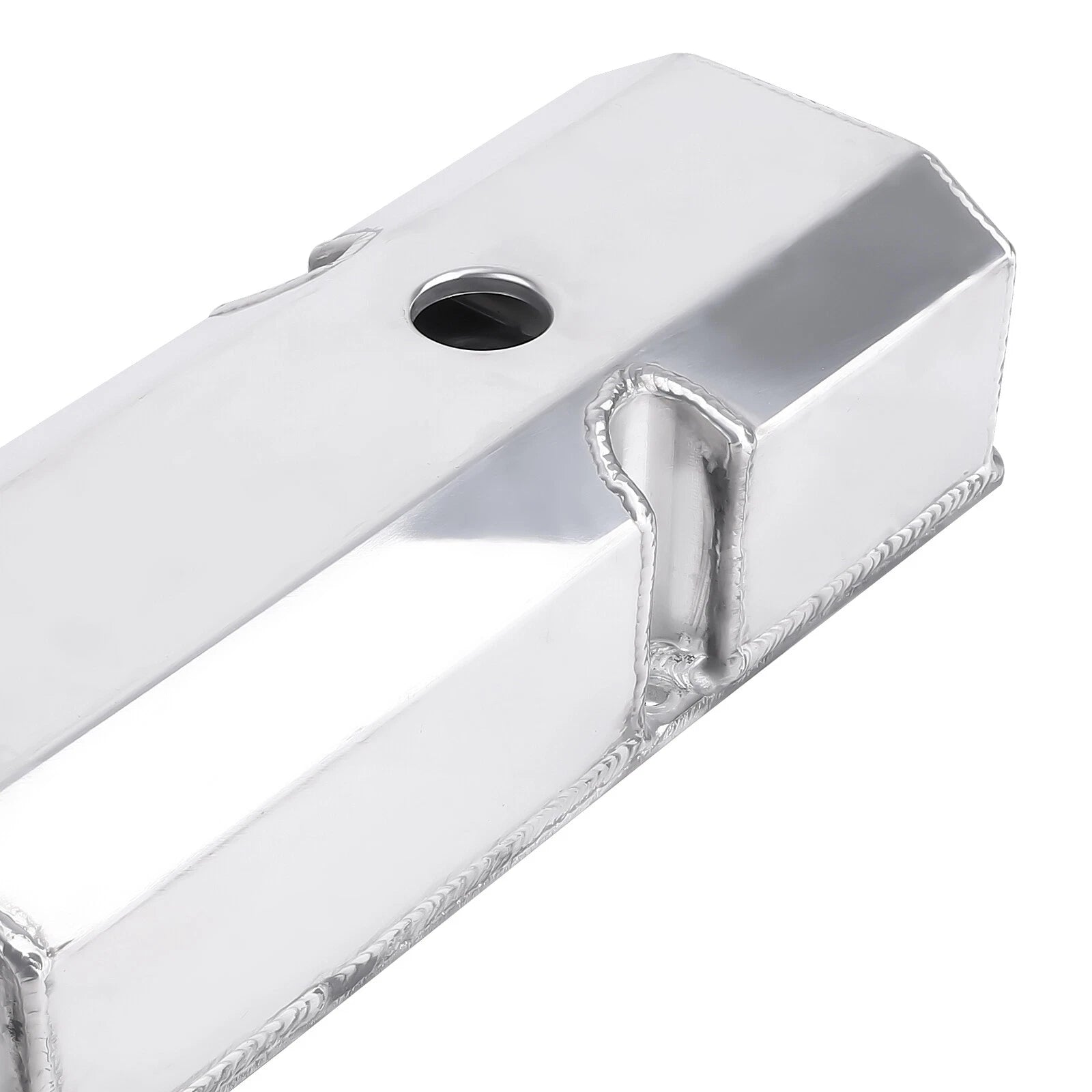 2pc Fabricated Aluminum Tall Valve Covers for Small Block Chevy (283–400)