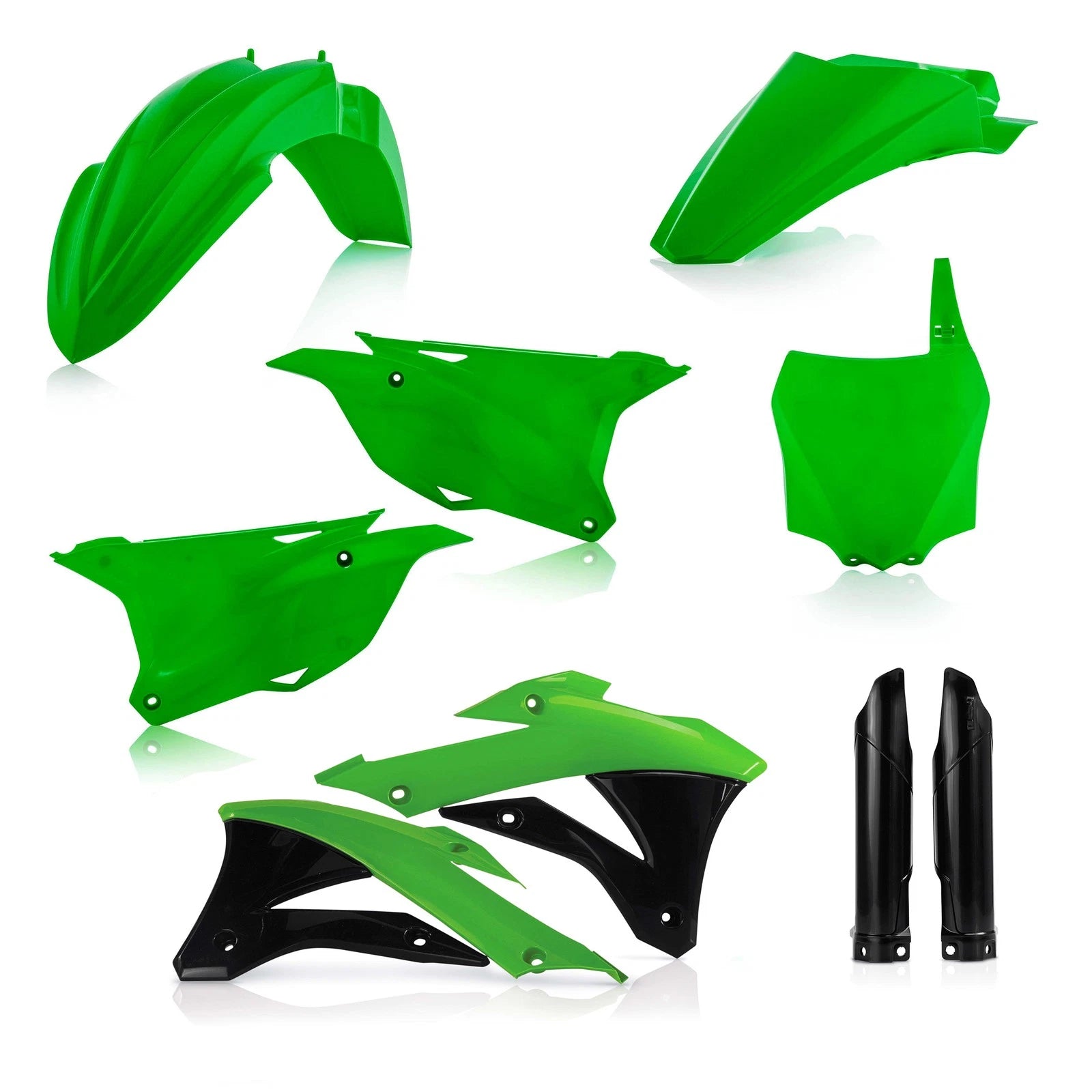 Acerbis Full Plastic Kit for Kawasaki KX85 KX100 (2014–2021)