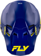 Fly Racing Formula CC Objective Helmet for Offroad (Large, Navy/Yellow)