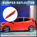 Bumper Reflector for Ford Fiesta Sedan (2009–2012) Red 1pc Rear Left