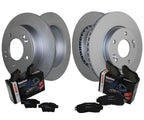 Front Rear Brake Kit Disc Rotors & Bosch Ceramic Pads for Hyundai Kia (L4 FWD)