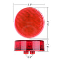 2X 2.5" Round LED Side Marker Clearance Lights for Trailer Truck