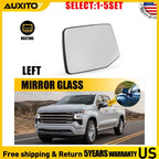 Heated Driver Side Mirror Glass for Silverado 2500 3500 HD Sierra HD (2019–2024)