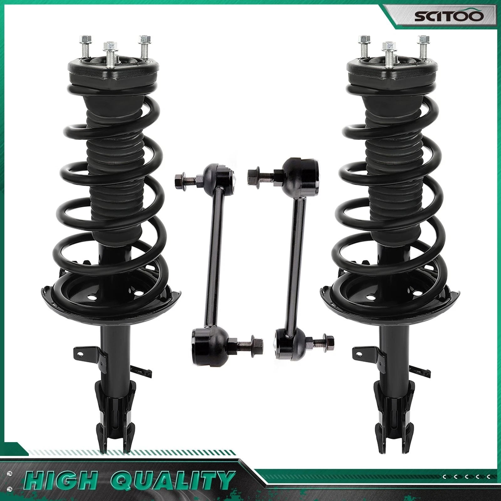 Rear Struts Spring Sway Bar Kit for Toyota Highlander (2008–2013), Venza AWD (2013–2015)