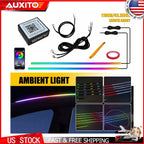 RGB LED Sunroof Light Strip Kit for Car Interior Ambient Lighting