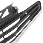 Upper Grille for Nissan Versa (2014–2016) - Horizontal Slats, Badge Slot