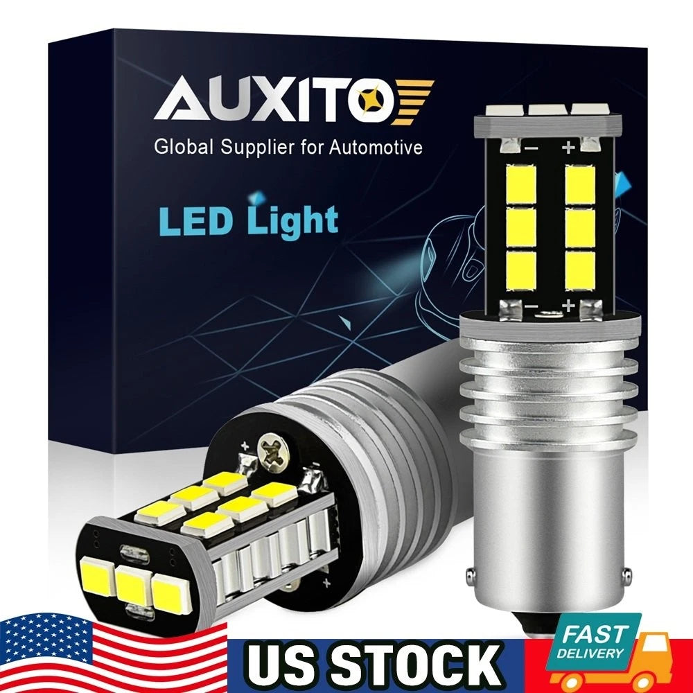 2X 1156 7506 LED Daytime Running Light DRL Bulbs for