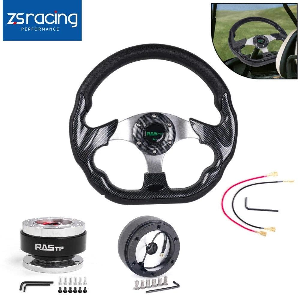 Steering Wheel + Quick Release + Hub Adapter 186H for Volkswagen Golf Jetta