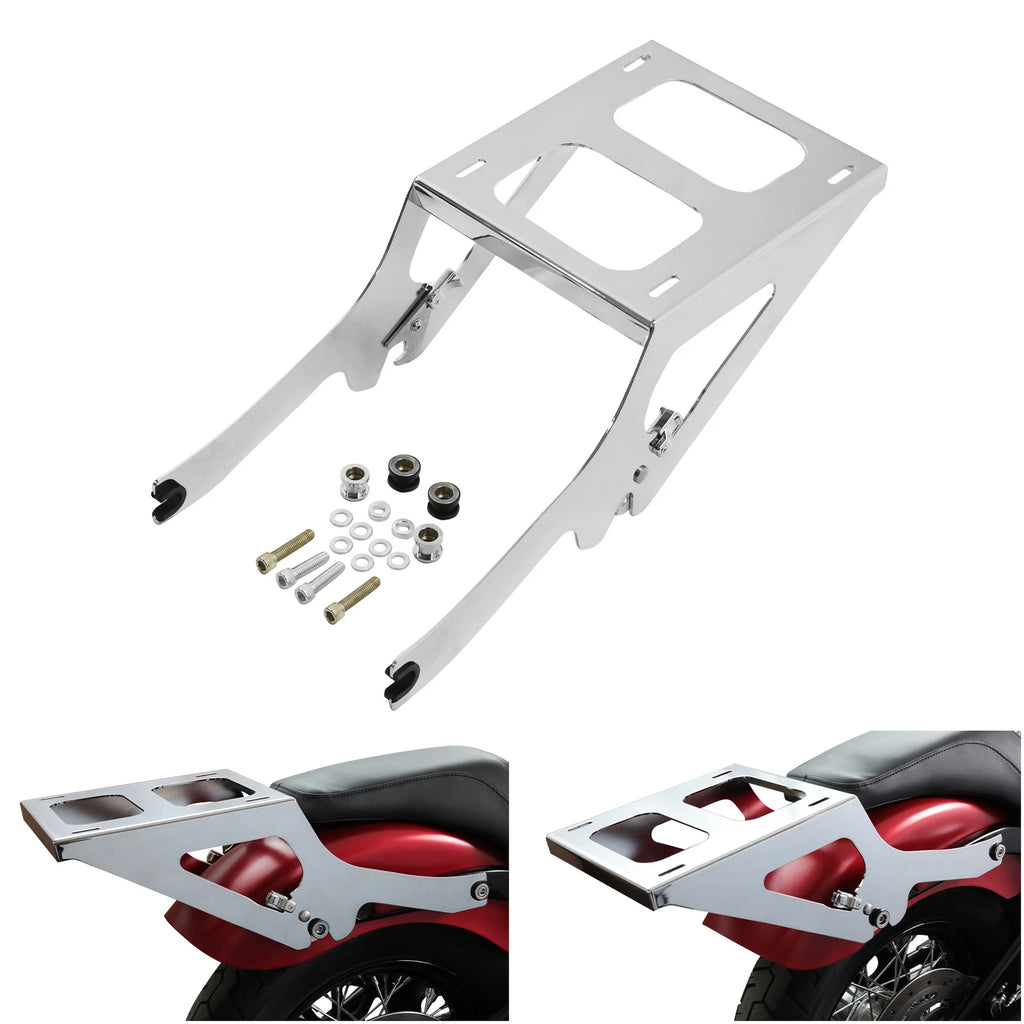 2-Up Mounting Rack for Harley Softail Heritage Classic FLHC (2018–2025) Chrome