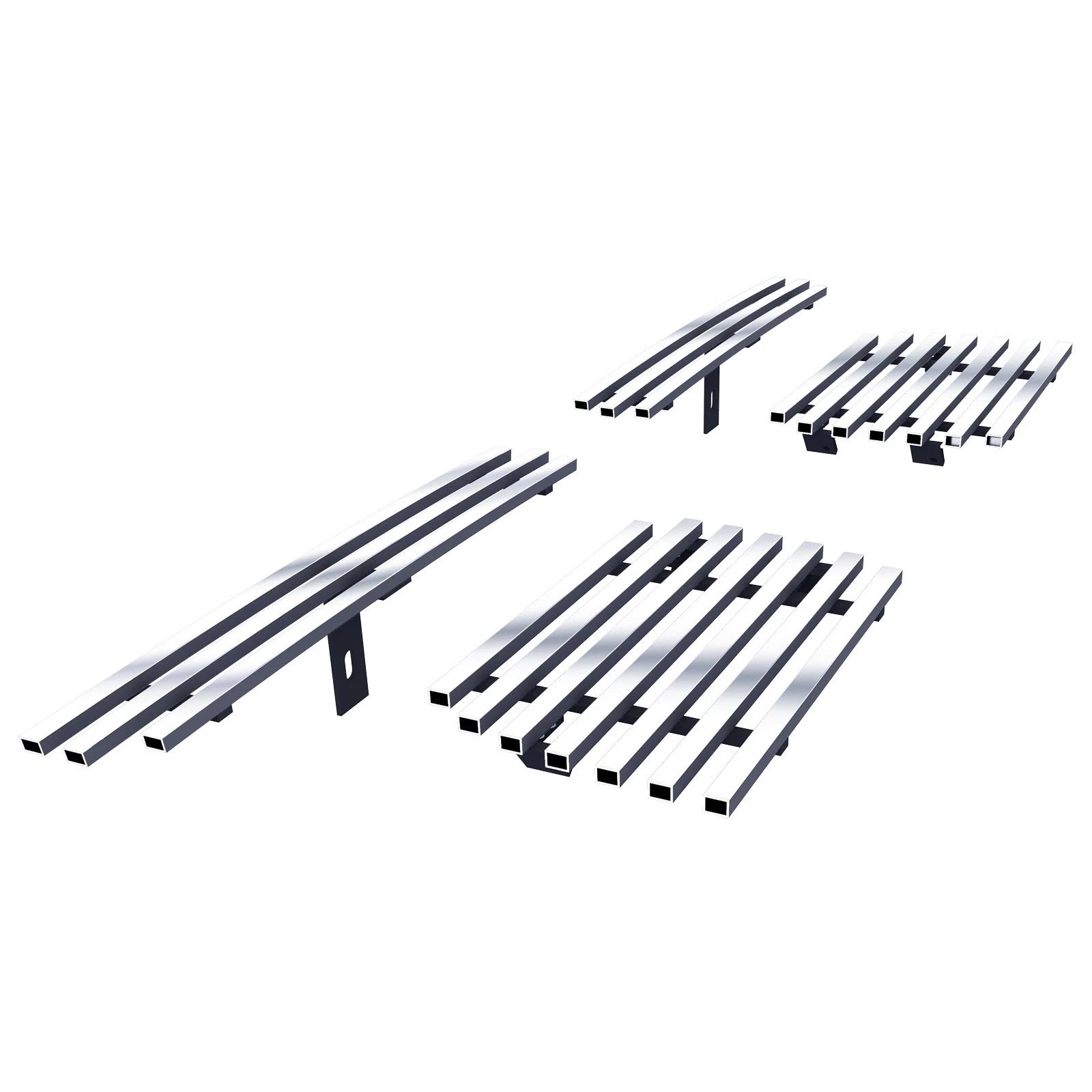 Chrome Billet Grille Insert Combo for Chevy Silverado 1500/Avalanche (2003–2006)