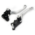 Silver CNC Pivot Brake Clutch Levers for Honda XR250 XR400 (1995-2007)