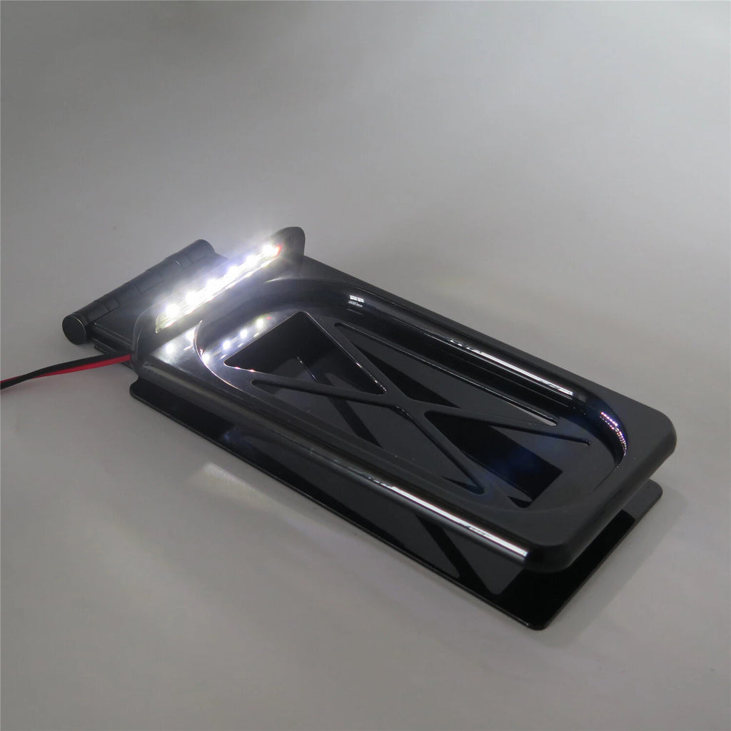 Folding Tag Bracket License Plate LED for Harley Touring Road King Street Glide (2014–2023)