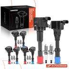 Set of 8 Ignition Coils & Iridium Spark Plugs for Honda Civic