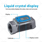 1.5 Turbine Digital Diesel Water Fuel Flow Meter Oval Gear Gauge