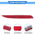 Rear Bumper Reflector No.BBP2515M0A for Mazda 3 BL (2010–2013) Red