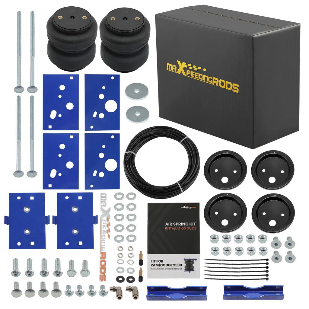 Air Suspension Bags Shock Compressor Kit for Dodge Ram 2500 (2014–2025)
