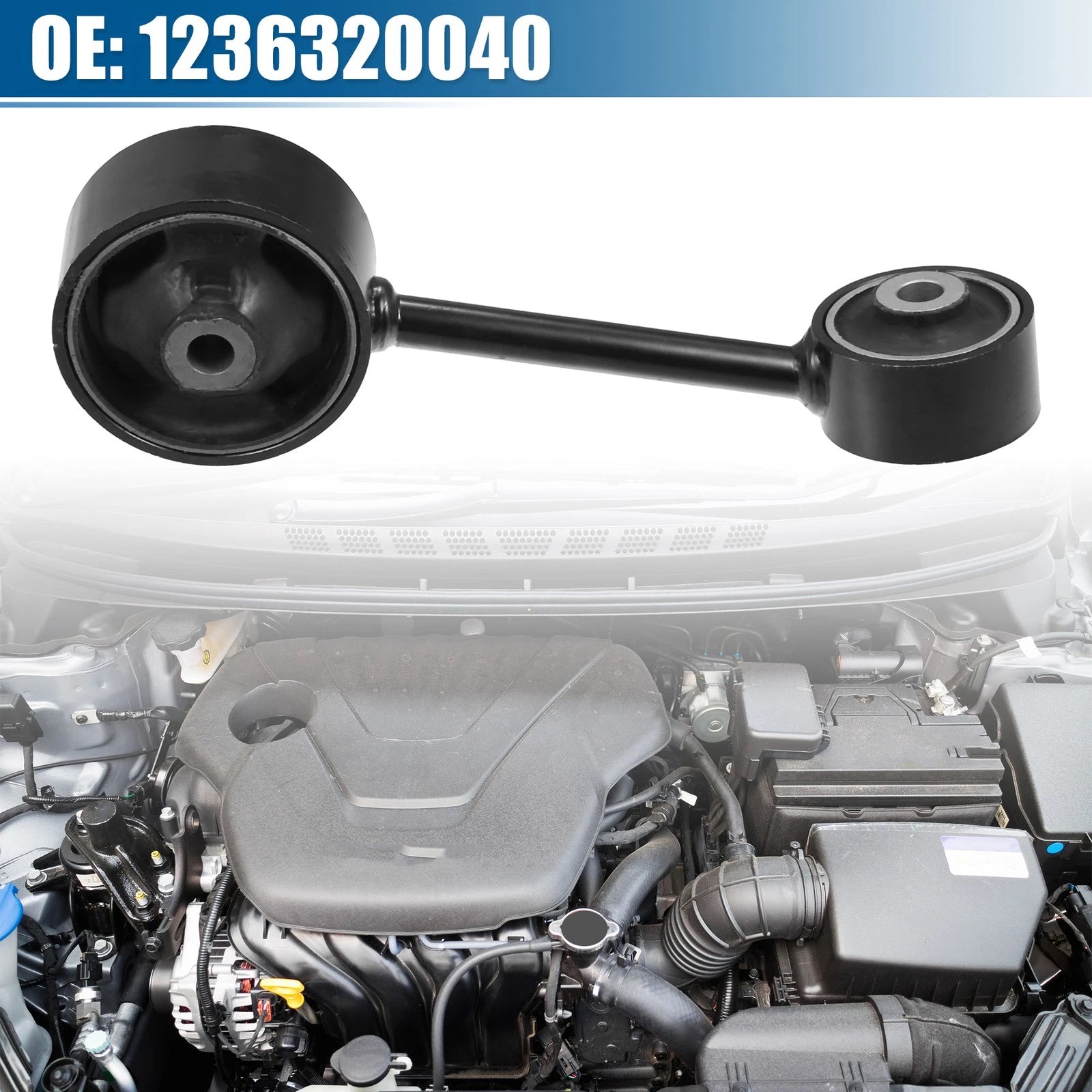 Front Engine Motor Mount for Lexus RX 300 (1999–2003) No. 1236320040 Black