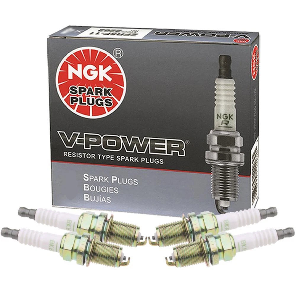 Set of 4 NGK Nickel V-Power Spark Plugs 6962 for Audi BMW Chrysler Dodge Toyota