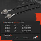 2X Front Inner Tie Rod Ends for Chevrolet Trax (2013-2022)